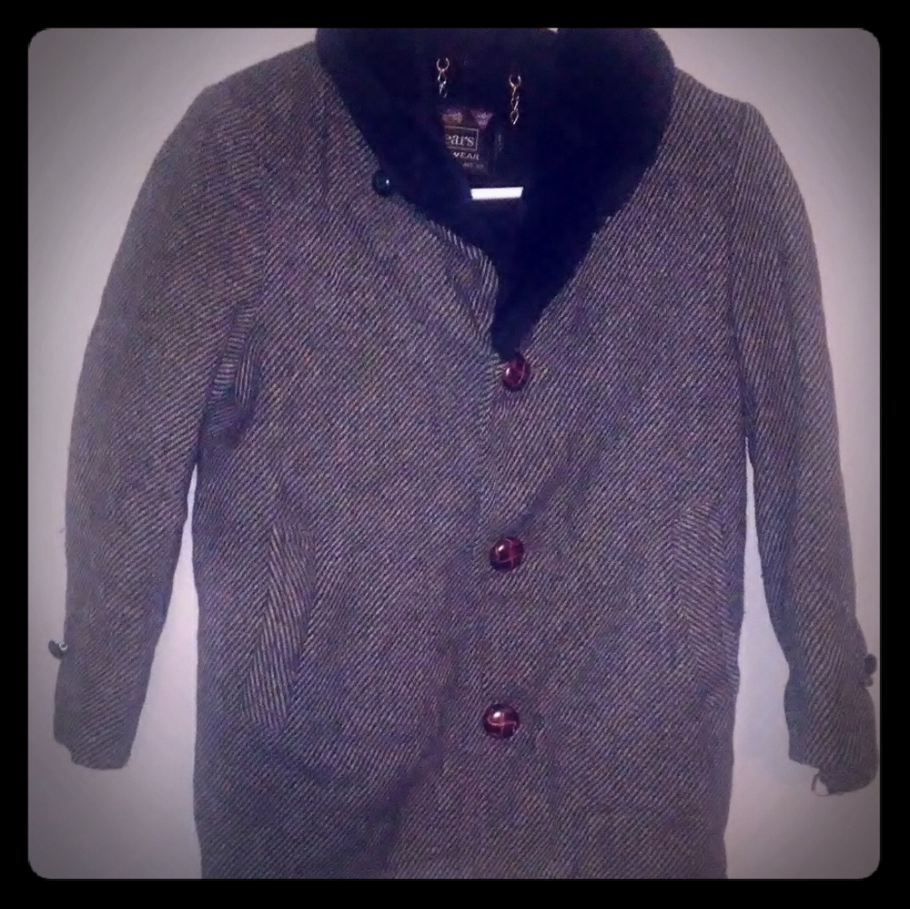 Boys Youth Medium pea coat